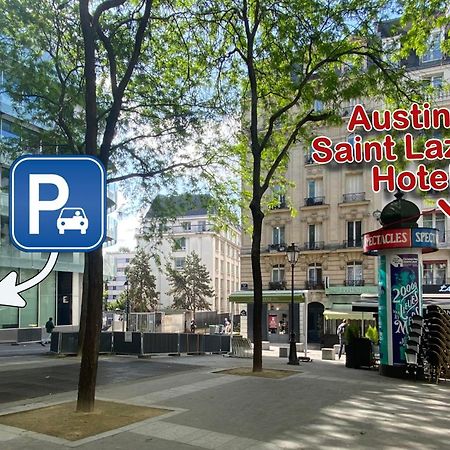 Austin'S Saint Lazare Hotel Paris Bagian luar foto